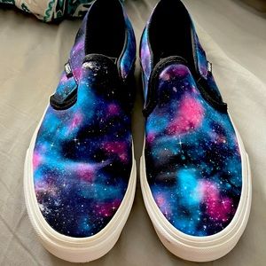 Womens 8.5 Galaxy Vans